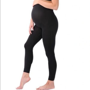 Belly Bandit maternity belly bump grey leggings size large
